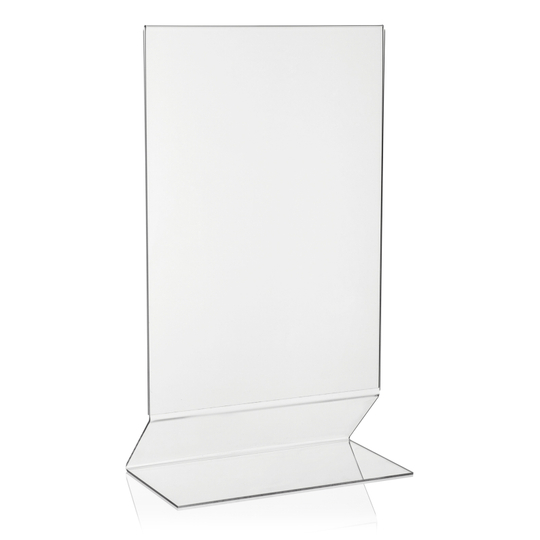 Werbeaufsteller / Z-Aufsteller Hochformat A4