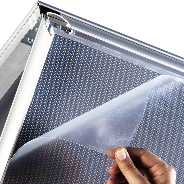 Schutzfolien Kundenstopper Hochformat transparent A2