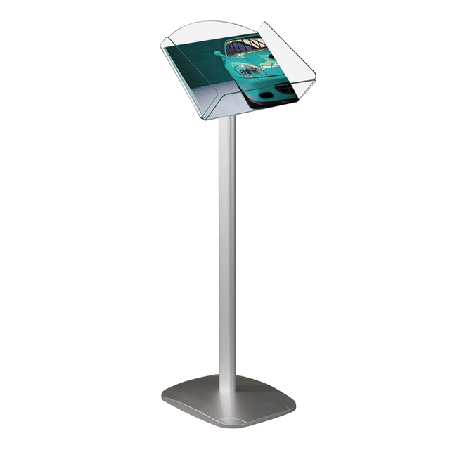 Bodenständer Eco A4 silber Querformat