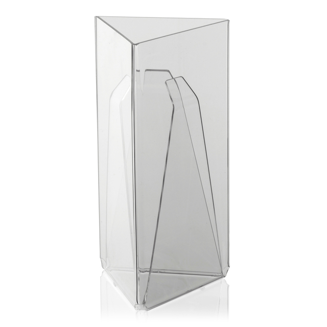 Dreieckständer / PLEXIGLAS®-Werbeaufsteller Hochformat DIN Lang