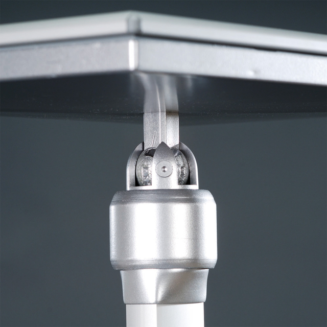 Infoständer silber A4 | Hochformat | Premium | nicht höhenverstellbar