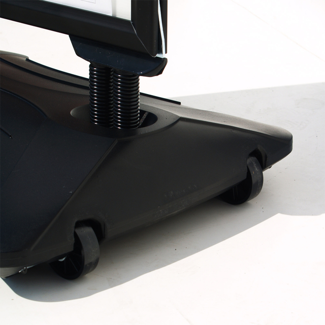 Kundenstopper WindPro® Hochformat wasserfest A1 | schwarz