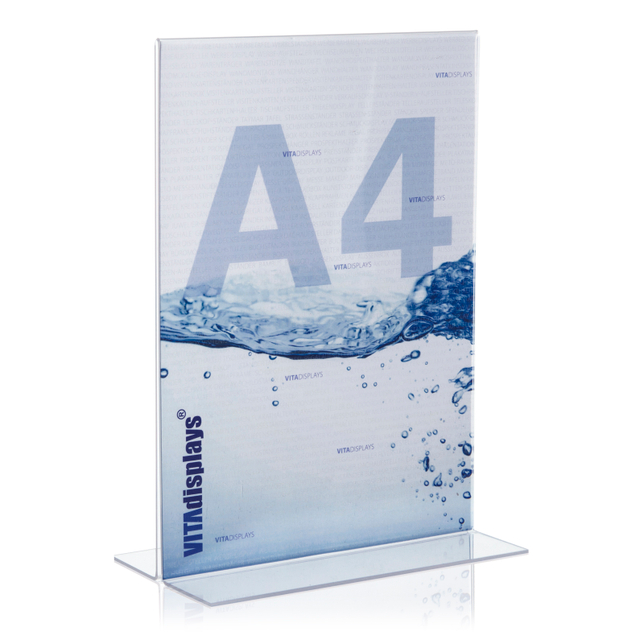 Werbeaufsteller T-Ständer A4 | Hochformat