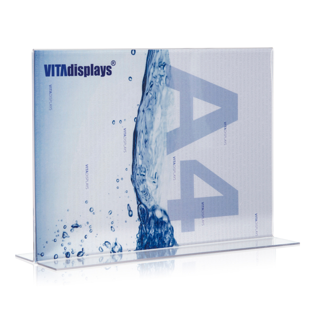 Werbeaufsteller T-Ständer A4 | Querformat