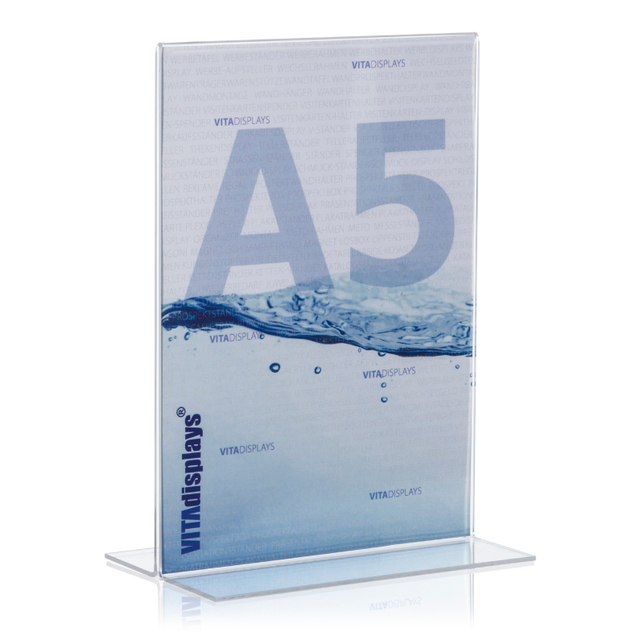 Werbeaufsteller T-Ständer A5 | Hochformat