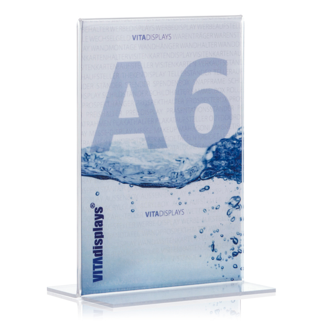 Werbeaufsteller T-Ständer A6 | Hochformat