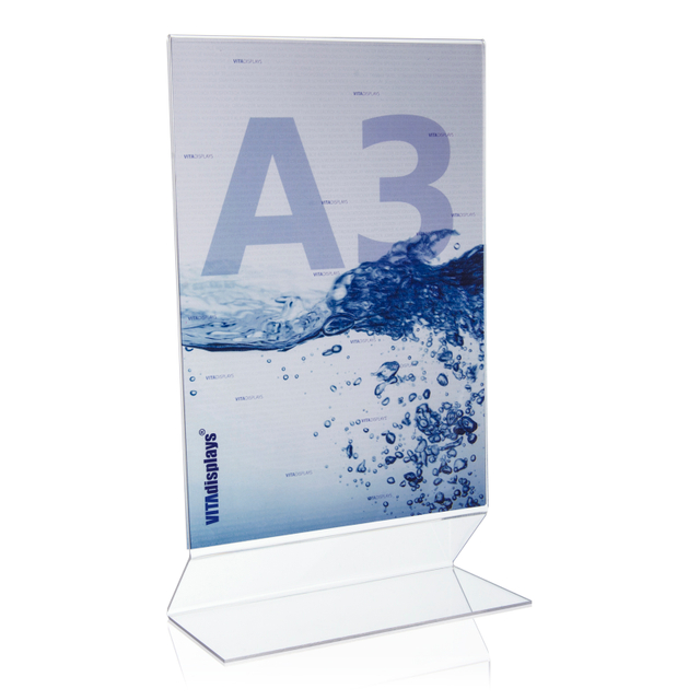 Werbeaufsteller / Z-Aufsteller Hochformat A3