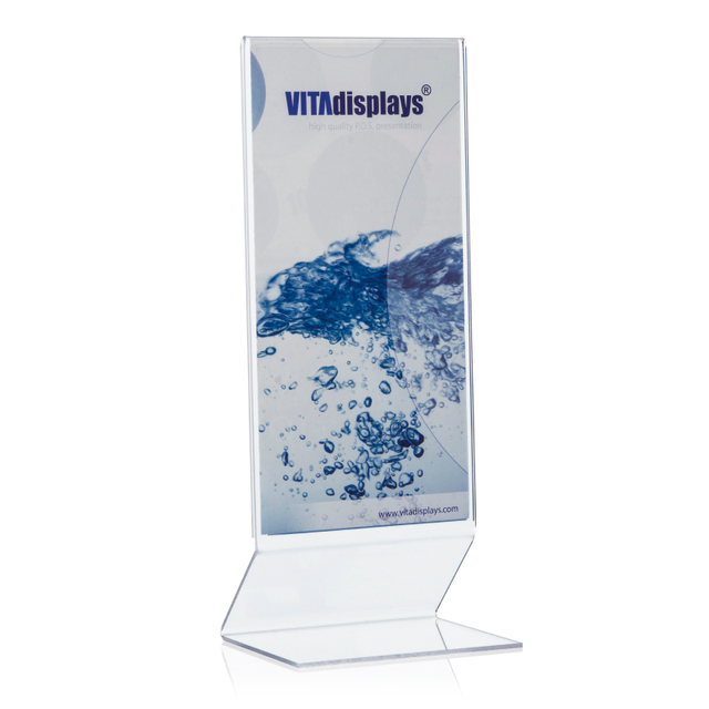 Werbeaufsteller / Z-Aufsteller Hochformat DIN Lang